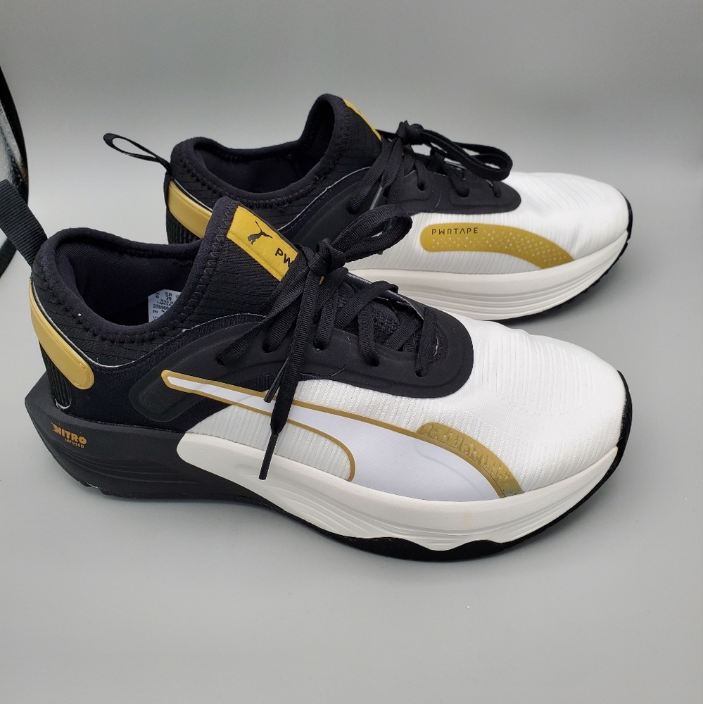 Puma Wmns PWR XX Nitro 'White Black Gold'